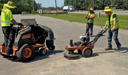 Pothole Repair by Commercial Asphalt Repair, Grand Rapids, Minnesota.